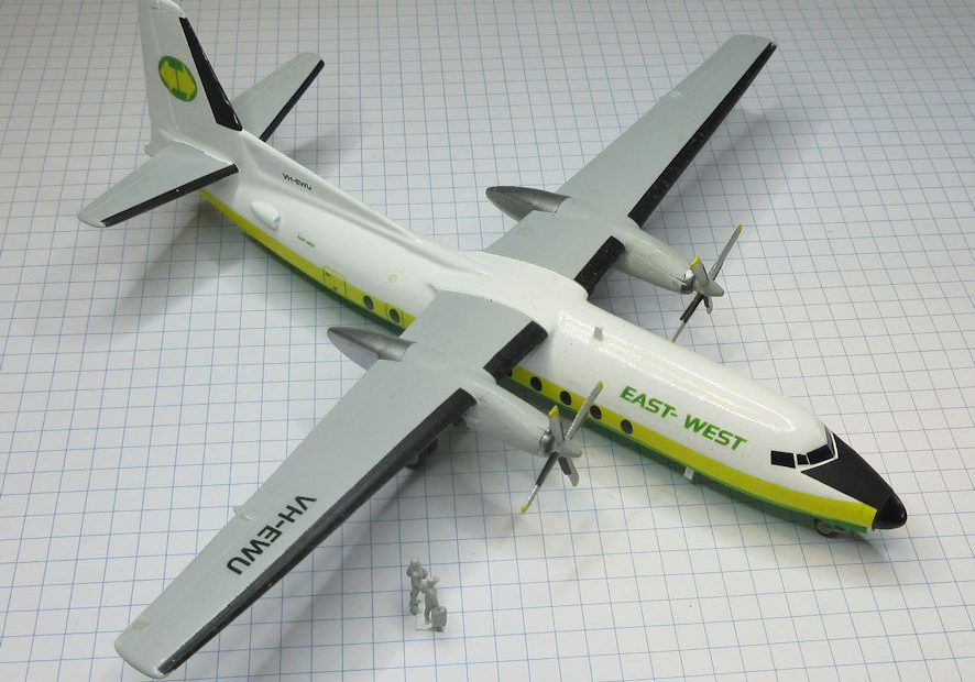 Fokker F 27 500 (East West Airlines) Welsh Models 144 The Little Aviation Museum E