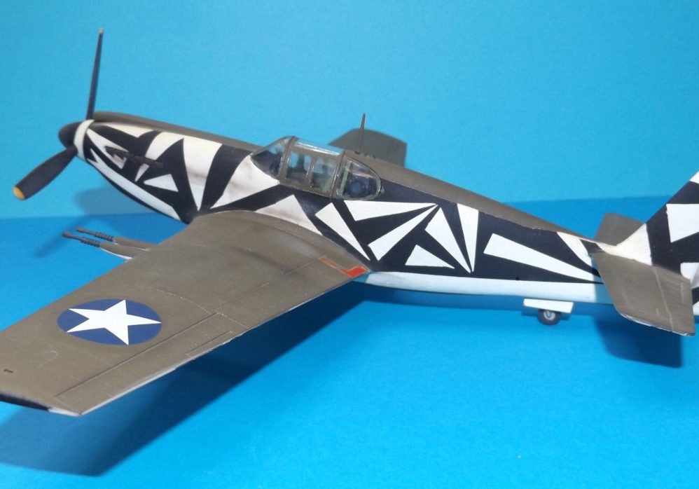 E North American P 51A (Dazzle) Accurate Miniatures 48
