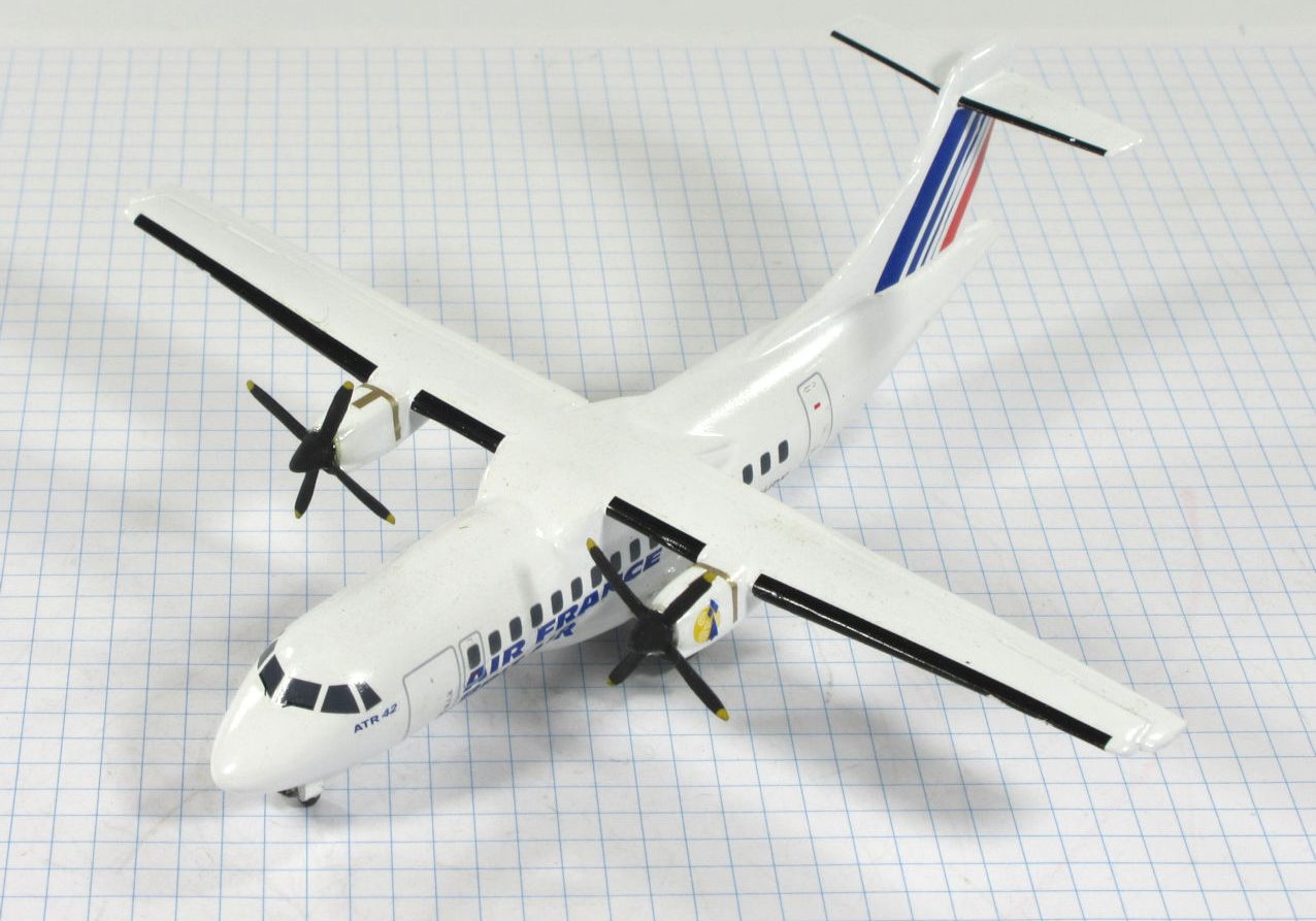 X ATR42 (Brit Air Air France) F Rsin Plastic 144 The Little Aviation Museum