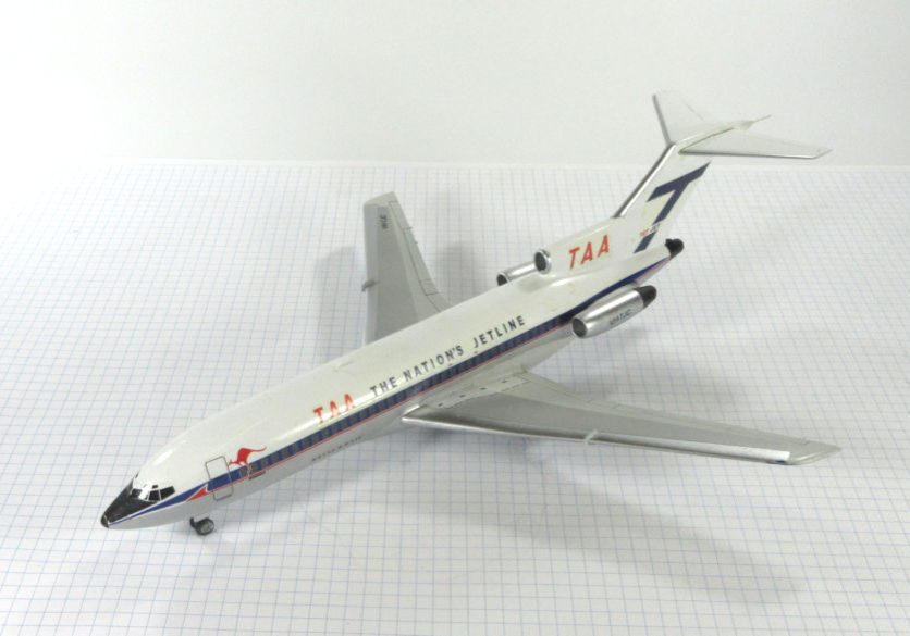 X Boeing 727 100 (TAA 1965) Airfix 144 The Little Aviation Museum