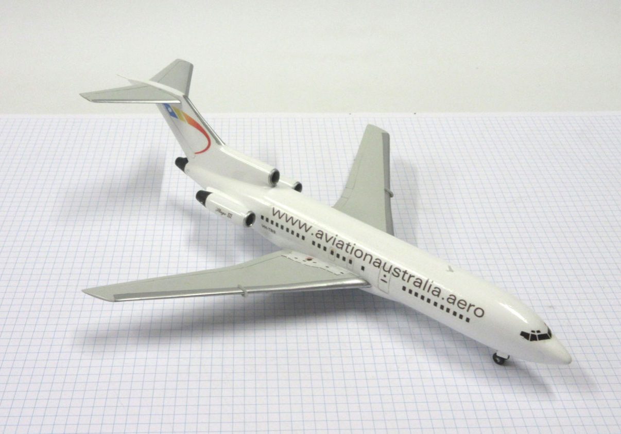 X Boeing 727 100 (VH TBS Aviation Australia 2005) Airfix 144 The Little Aviation Museum