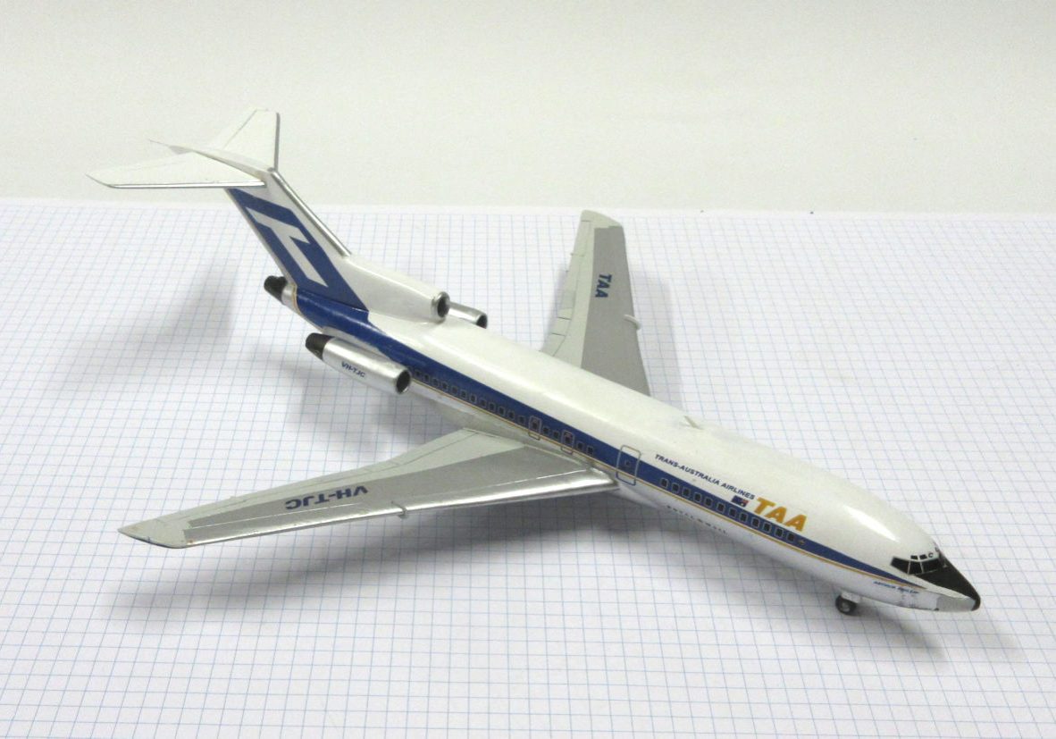 X Boeing 727 100 (VH TJC TAA 1975) Airfix 1975 The Little Aviation Museum