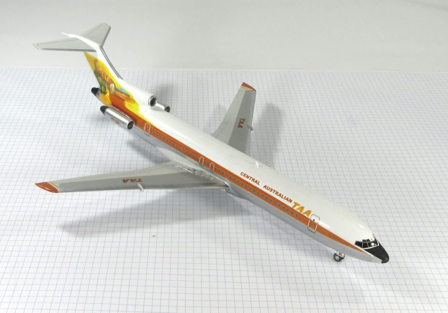 X Boeing 727 200 (TAA VH TBK) Airfix 144 The Little Aviation Museum