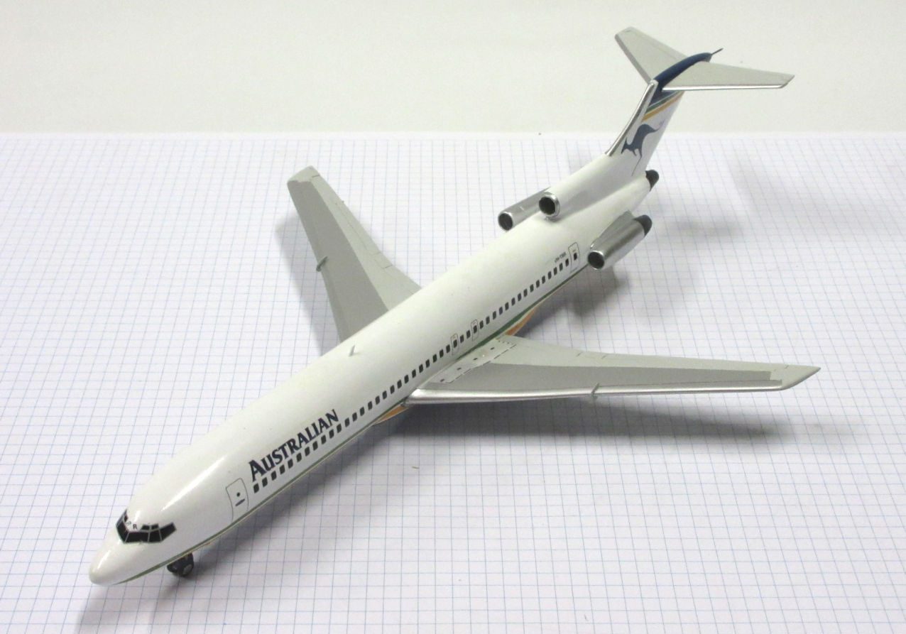 X Boeing 727 200 (VH TBR Australian Airlines 1988) Airfix 144 The Little Aviation Museum