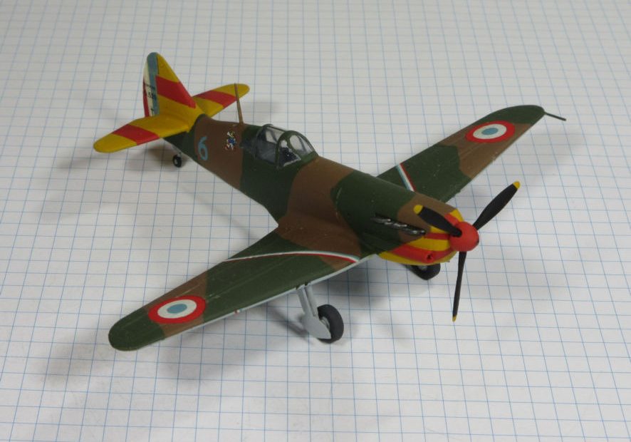 X Dewoitine 520 Escadrille 2AC Aeronautique Navale (Vichy) 1941 Hobby Boss 72