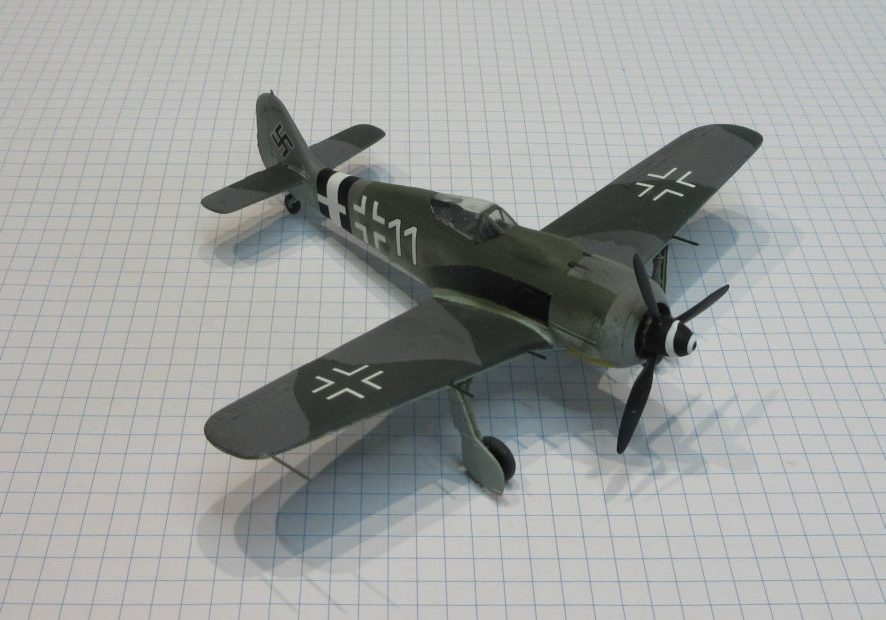 X Focke Wulf Fw190A 8 Revell 72 The Little Aviaton Museum