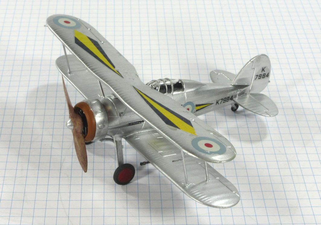 X Gloster Gladiator I Matchbox 72 The Little Aviation Museum