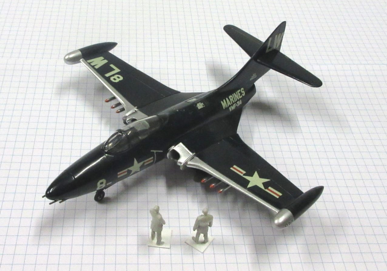 X Grumman F9F 4 Matchbox 72 The Little Aviation Museum