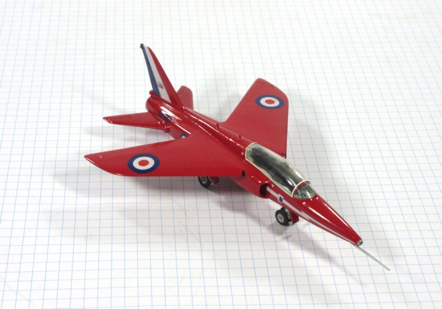 X Hawker Siddeley Gnat T1 Airfix 72 The Little Aviation Museum