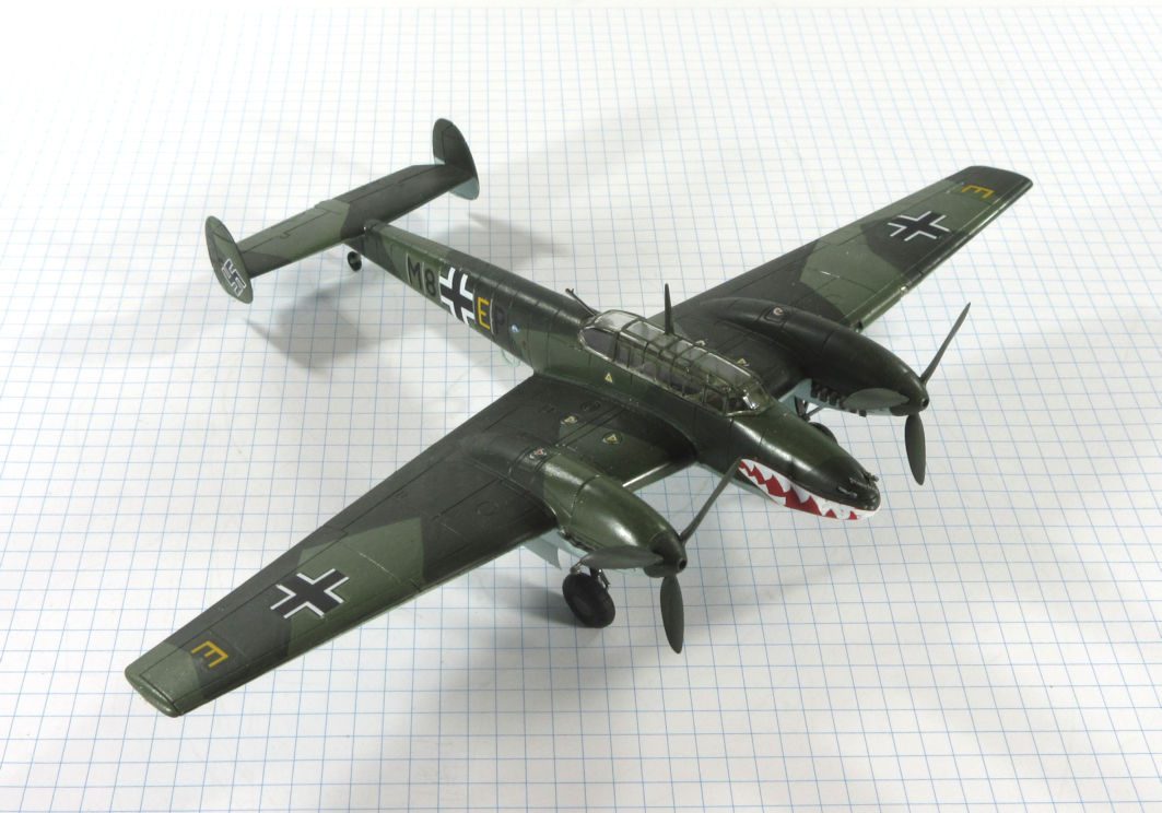 X Messerchmitt Bf110 Airfix 72 The Little Aviation Museum