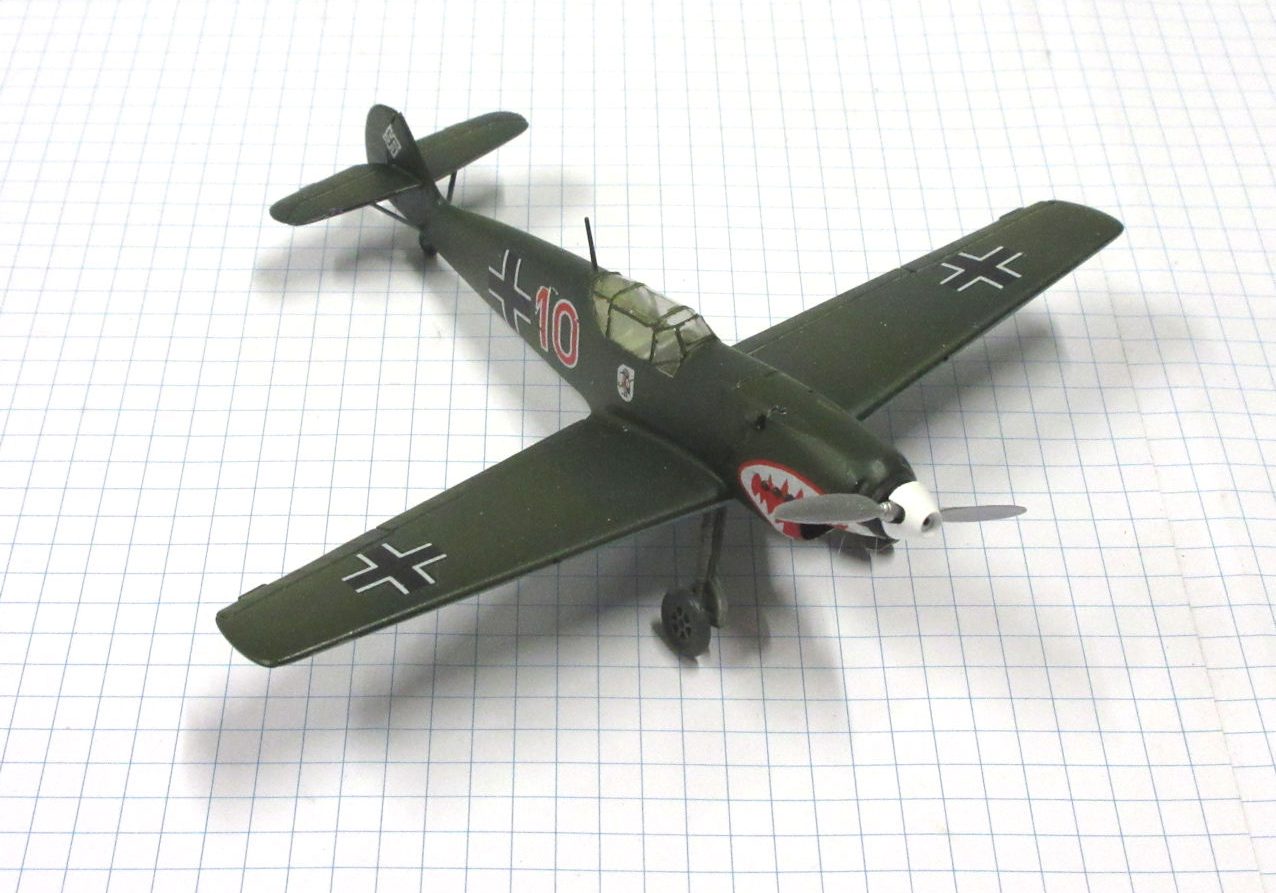 X Messerschmitt Bf109C 1 Heller 72 The Little Aviation Museum