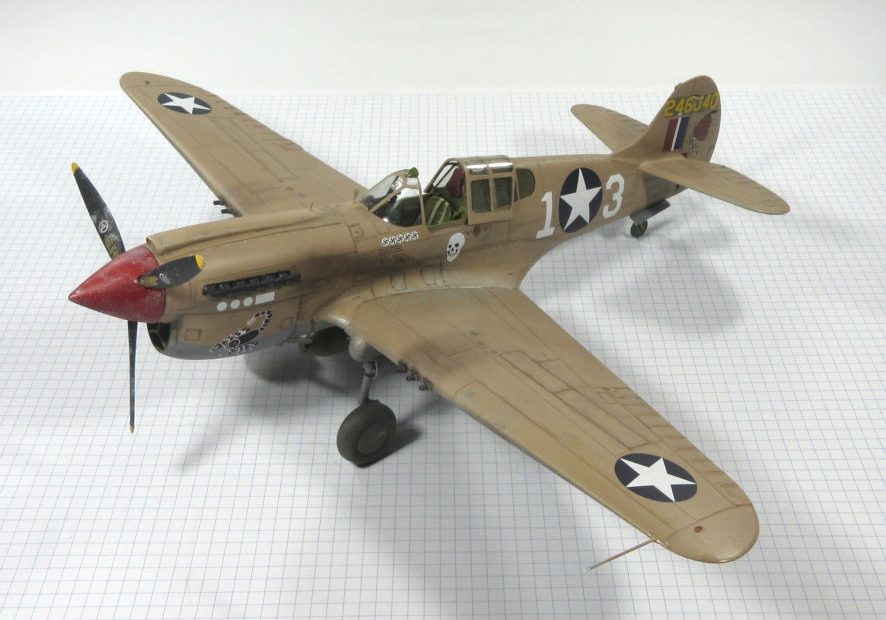 X1 Curtiss P 40K 1 Hasegawa 32