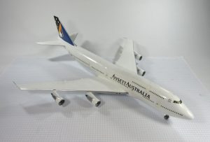 X Boeing 747 300 (Ansett INternational) Revell 144 The Little Aviation Museum