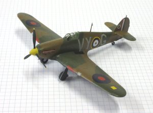 X Hawker Hurricane I (VY G) Airfix 72 The Little Aviation Museum
