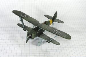 X1 Henschel Hs123A Airfix 72 The Little Aviation Museum